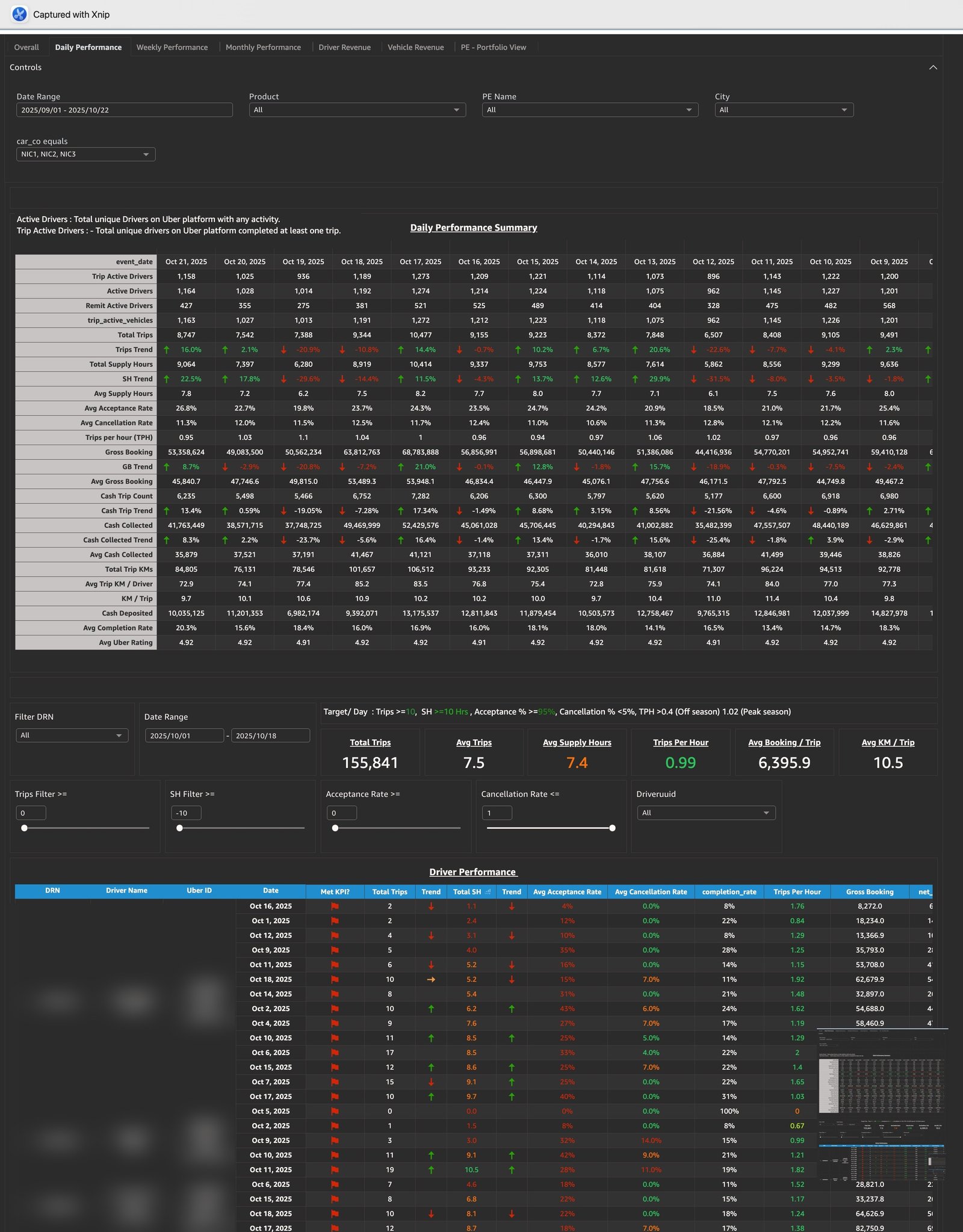 Customer Service Performance Dashboard screenshot 4